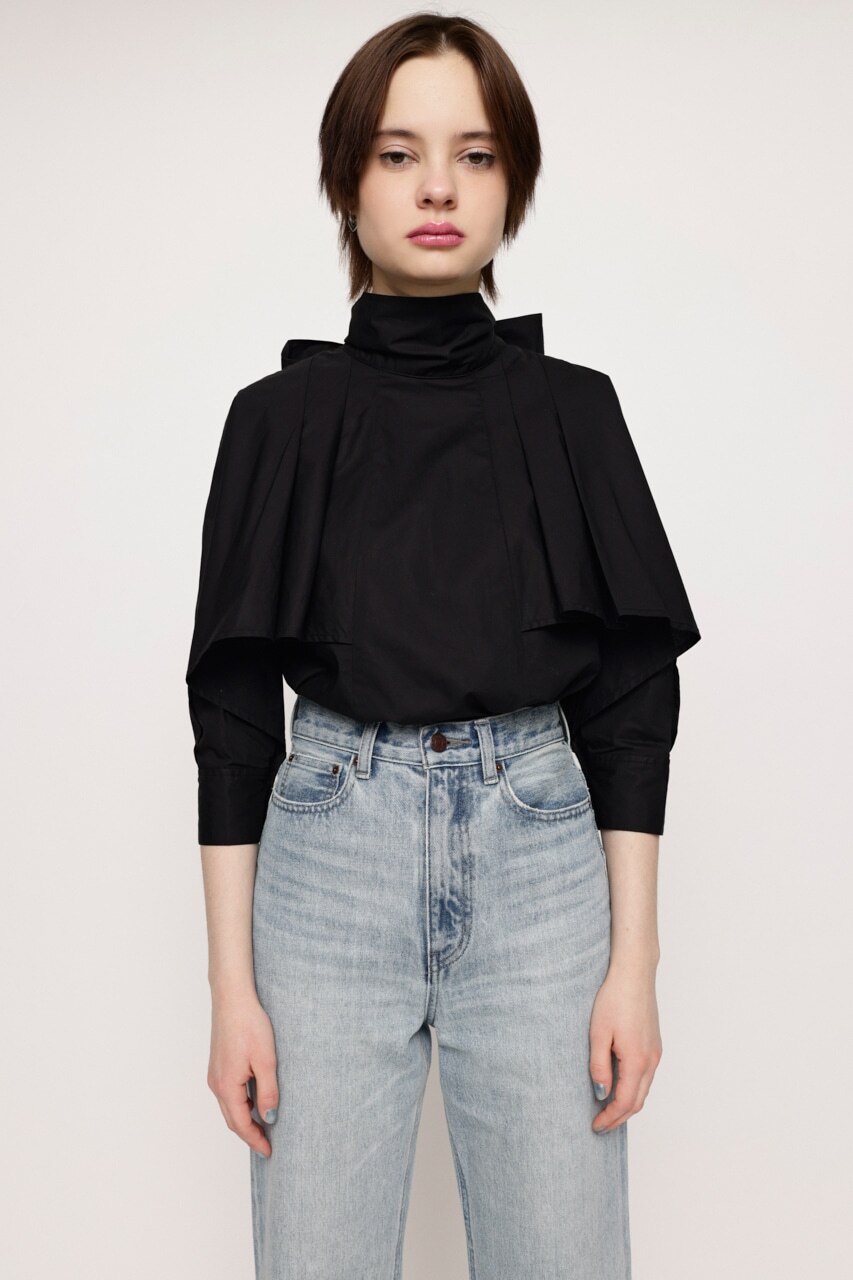 BACK RIBBON FRILL SLEEVE トップス|SLY(スライ)の通販｜アイルミネ