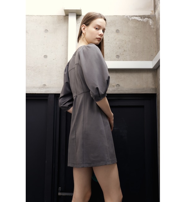 CUT FLARE STITCH ワンピース|SLY(スライ)の通販|アイルミネ 値下げしました!SLY リブニットワンピース