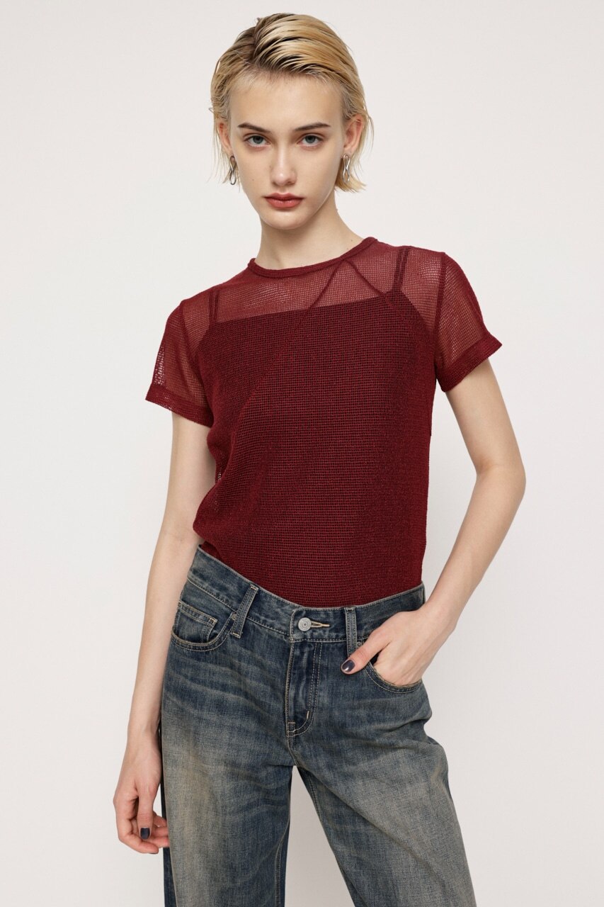 SHEER MESH Tシャツ|SLY(スライ)の通販｜アイルミネ