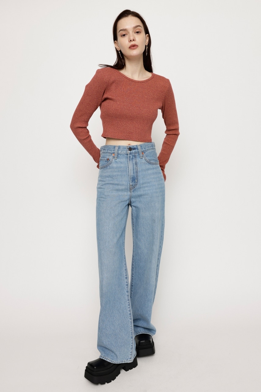 LEVI'S別注 RIBCAGE WIDE LEG|SLY(スライ)の通販｜アイルミネ