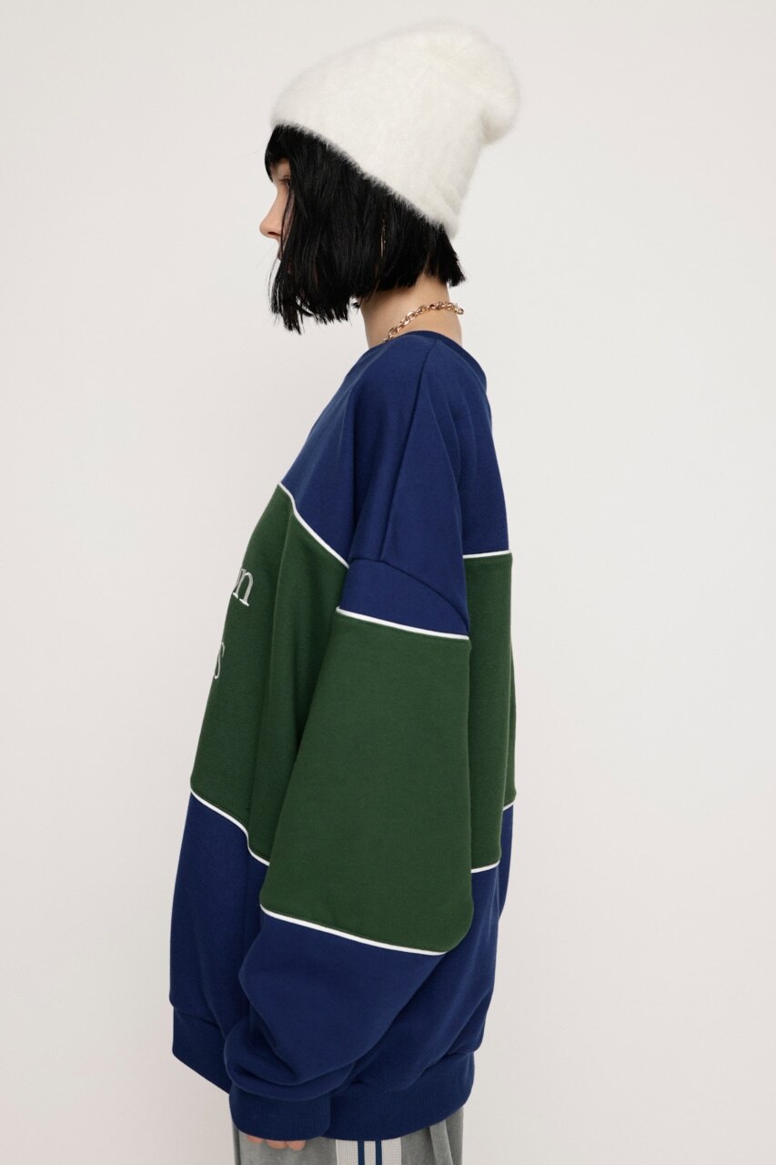 日本お買い得 スライ♡COLOR BLOCKING PIPING 2WAY スウェット | www