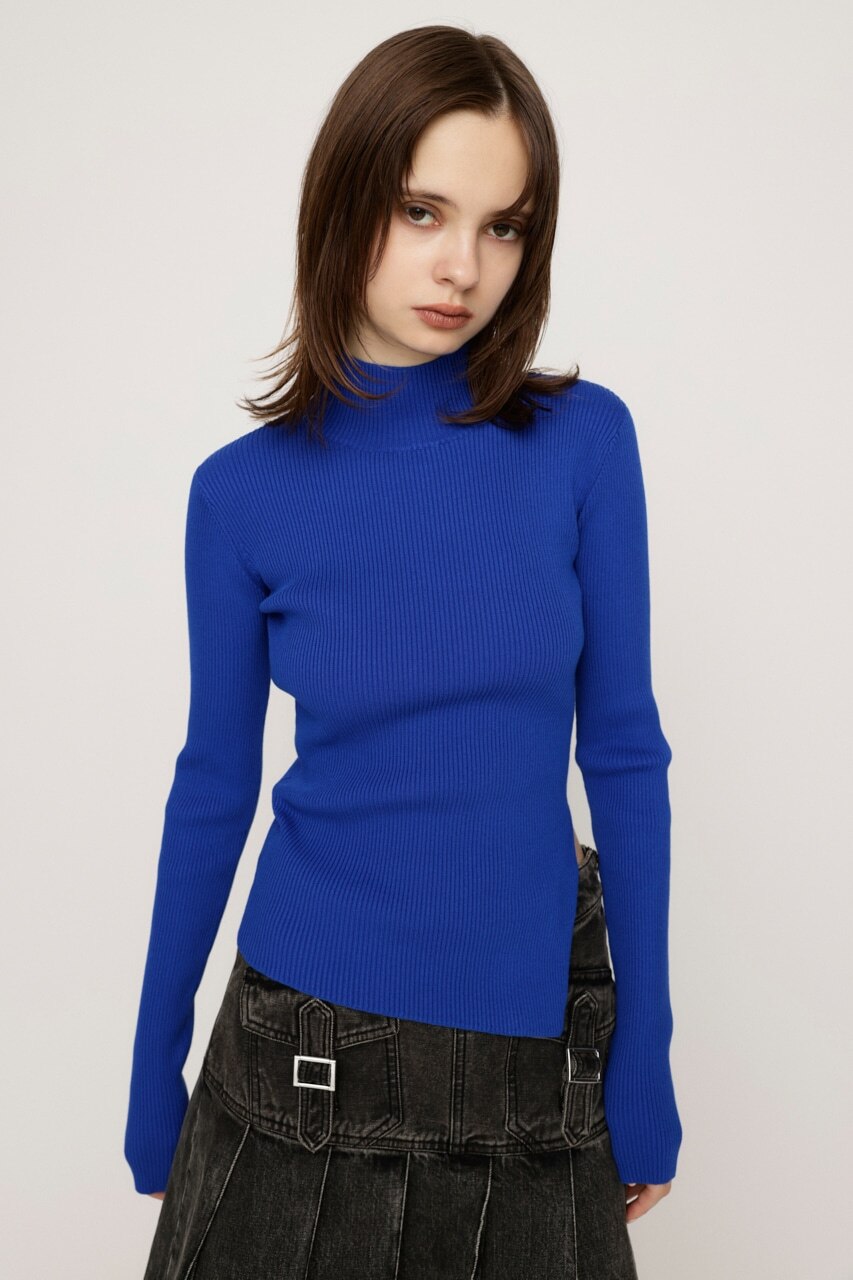 SLY ニット ASYMMETRY HEM HG TOPS アシンメトリー ヘム