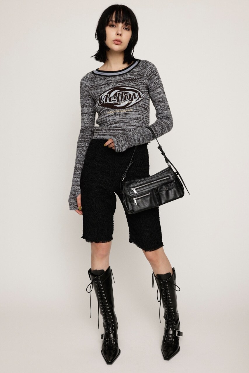 スライ SLY MELANGE LOGO JQ トップス （BLK） - ファッション通販 MAGASEEK(マガシーク)
