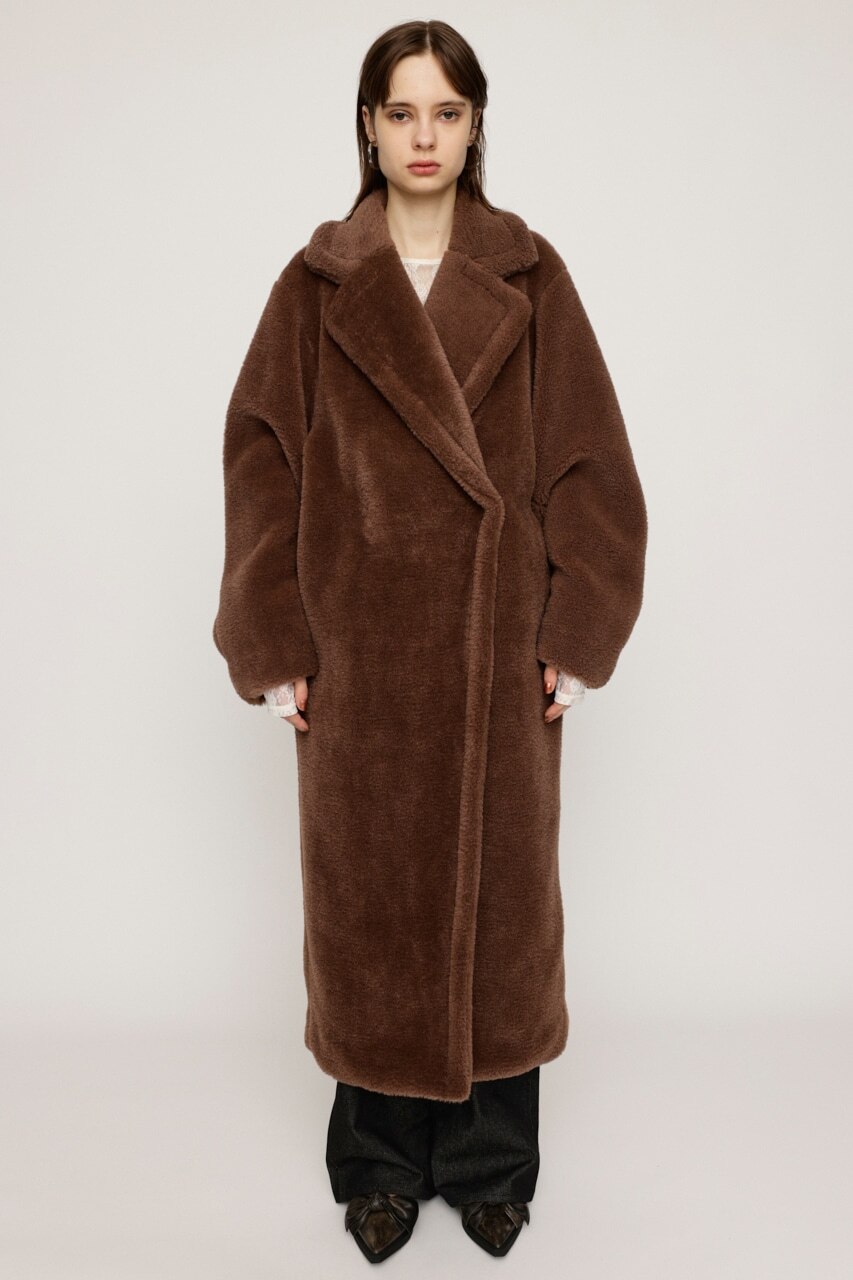 AIRY BOA LONG コート