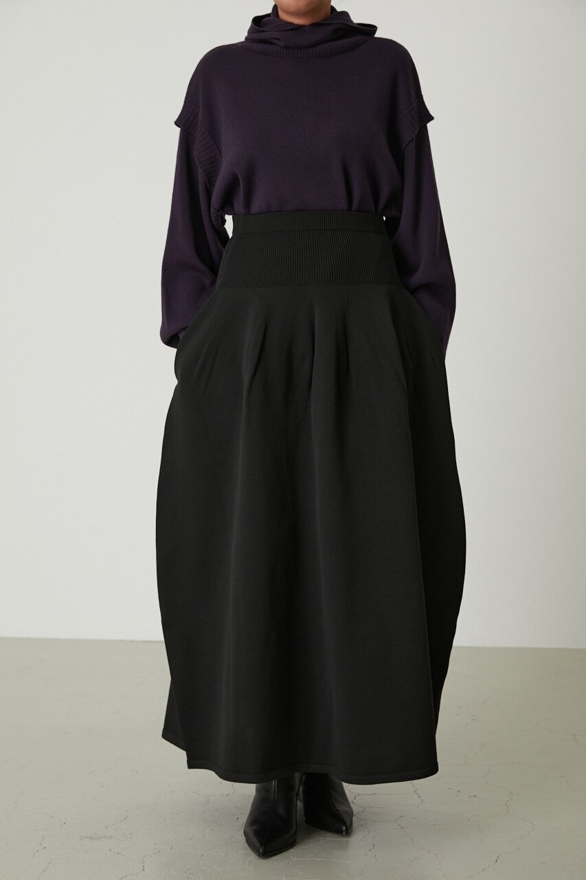 新品RIM.ARK Dome silhouette knit skirt
