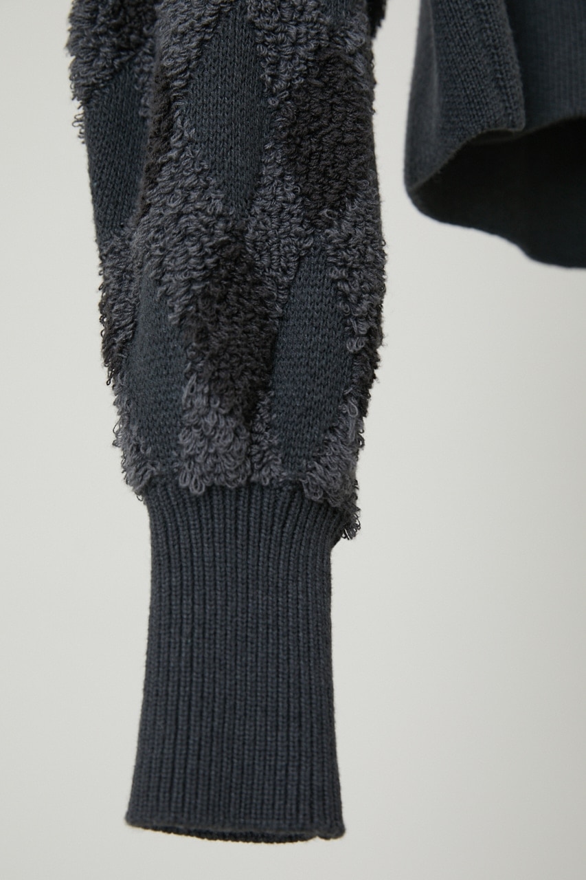 JQ sleeve short knit tops|RIM.ARK(リムアーク)の通販｜アイルミネ