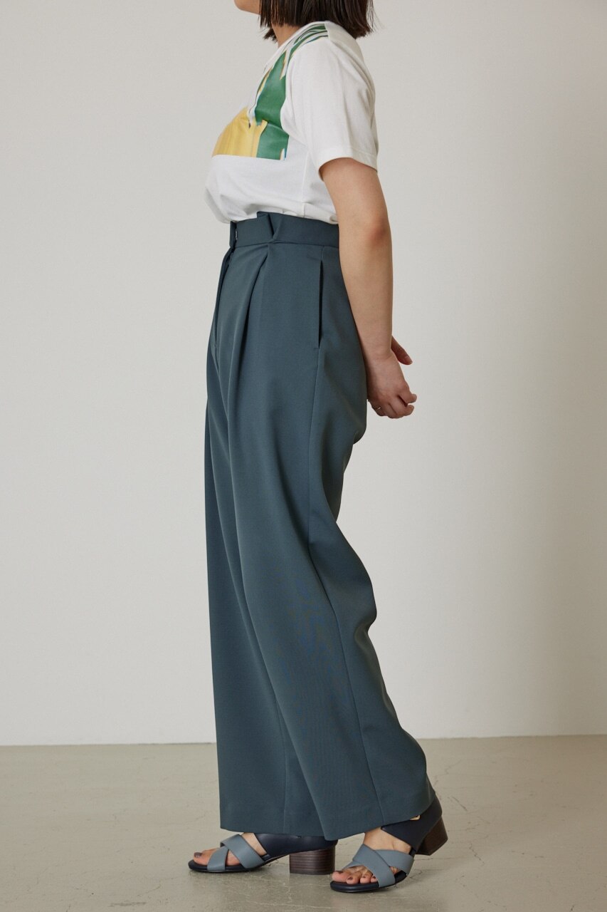 Folded waist slacks|RIM.ARK(リムアーク)の通販｜アイルミネ