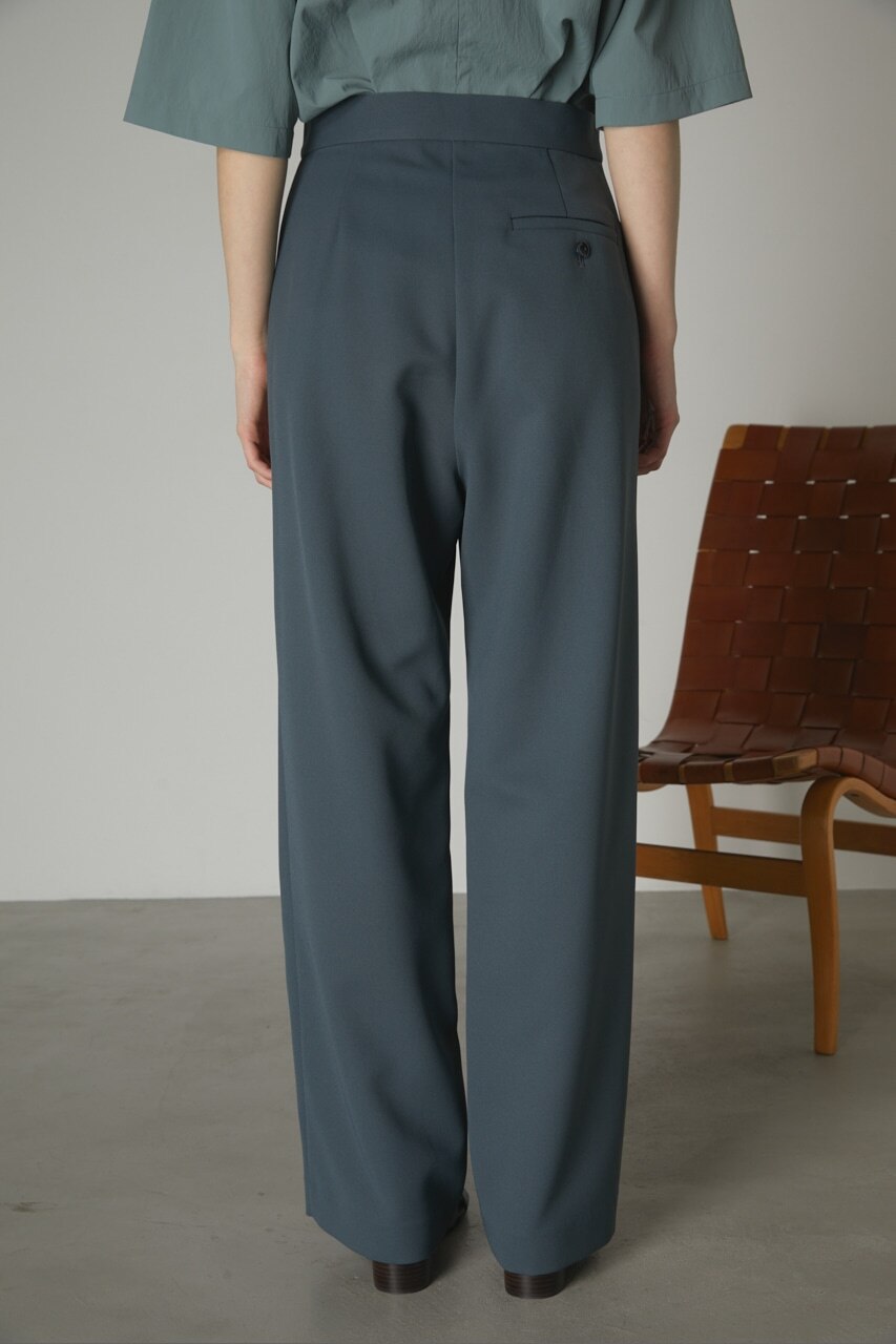 Folded waist slacks