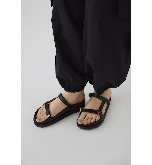 メンズファッションなら|【リムアーク/RIM.ARK】 Rubber sole strap sandal