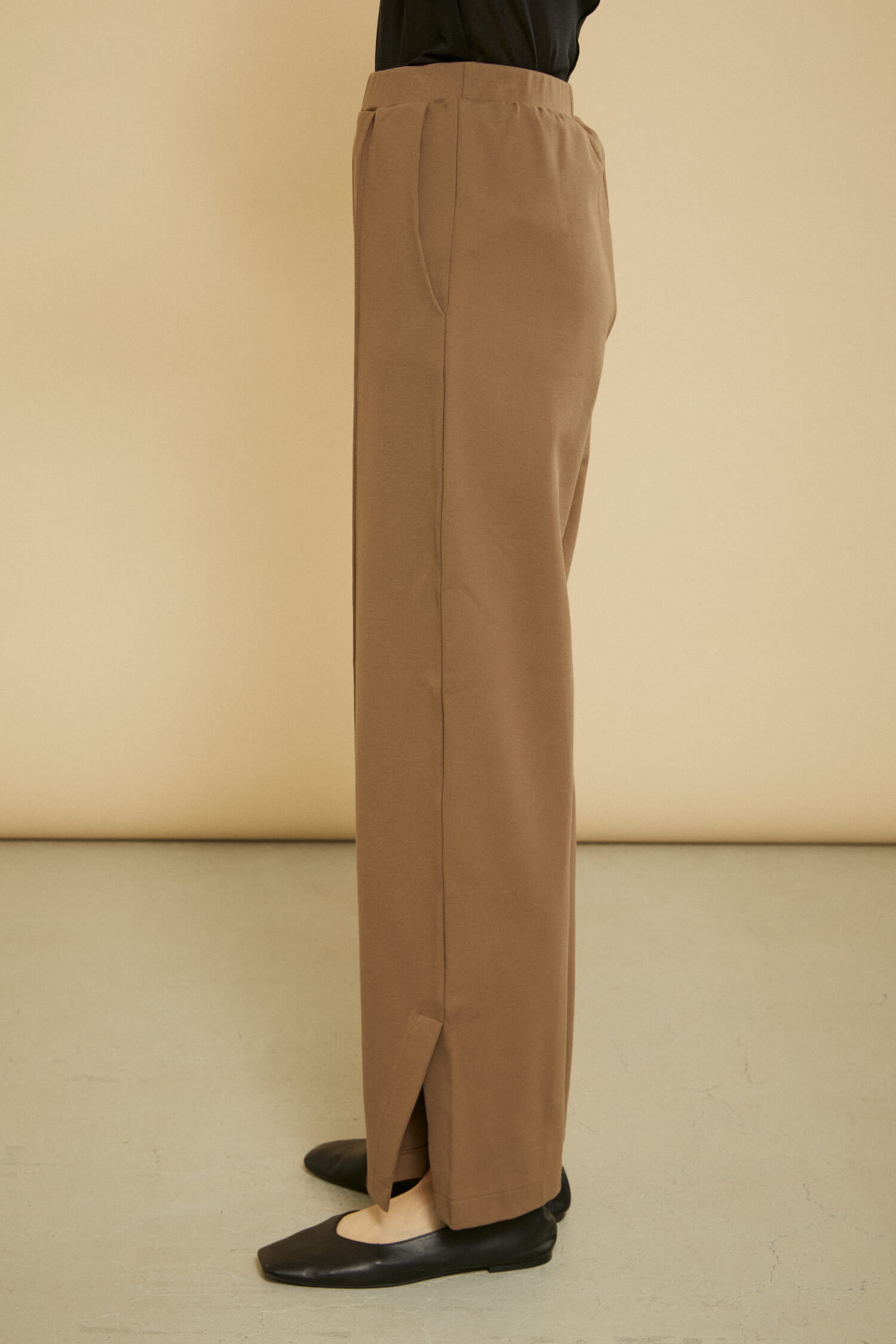 Ponte slit pants|HeRIN.CYE(ヘリンドットサイ)の通販｜アイルミネ
