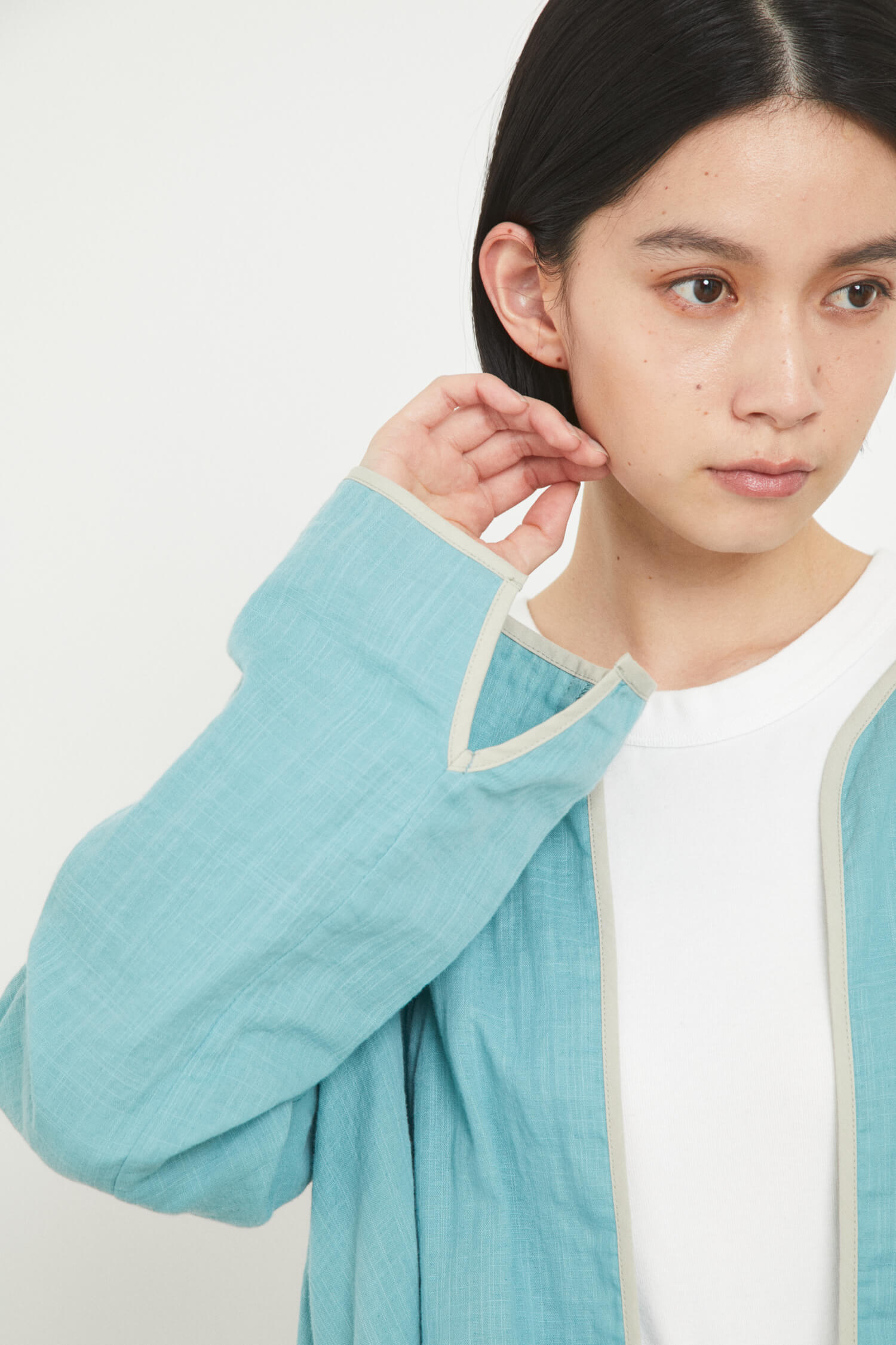 送料込・まとめ買い 【HeRIN.CYE】Mie wave gauze pullover | www