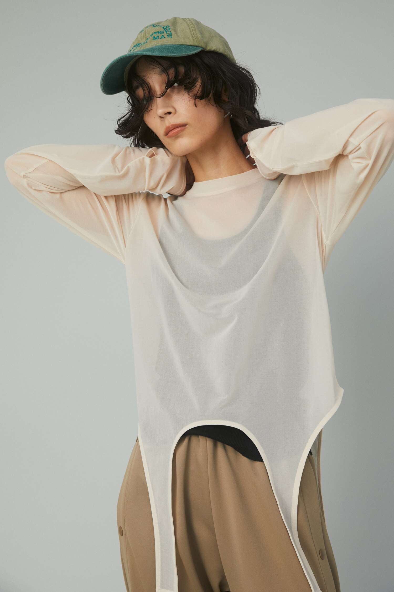 Sheer tops|HeRIN.CYE(ヘリンドットサイ)の通販｜アイルミネ