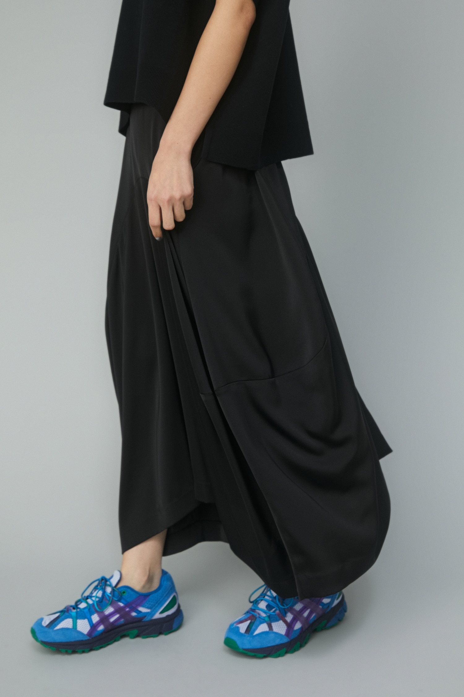 HeRIN.CYE Cocoon flare skirt ヘリンドットサイウエスト62 - ロング