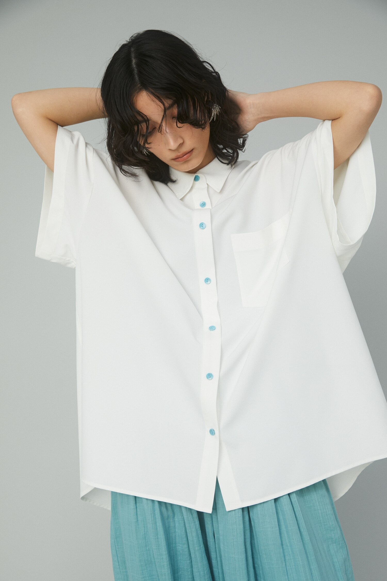 Boyfriend shirt|HeRIN.CYE(ヘリンドットサイ)の通販｜アイルミネ