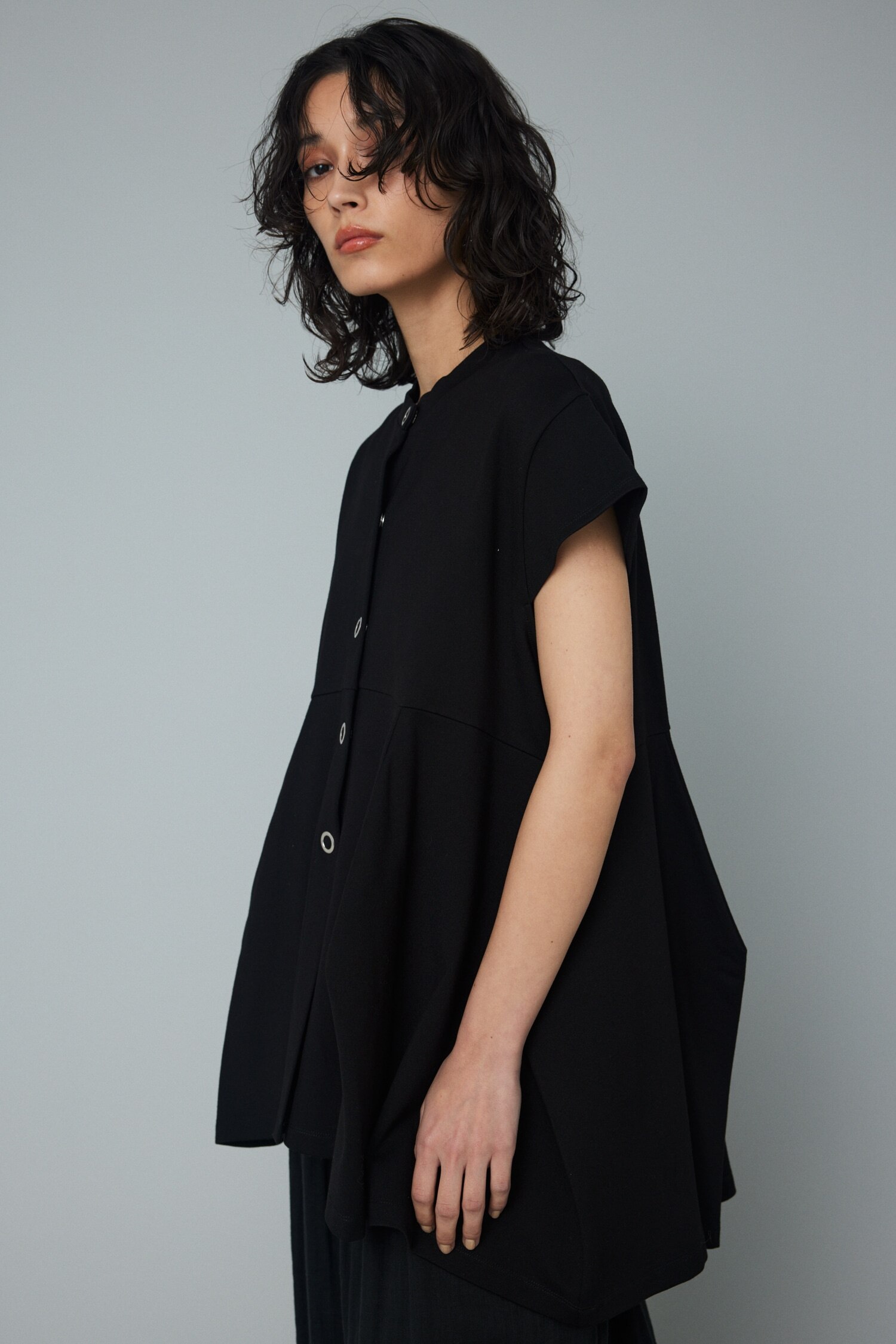 French sleeve ponte tops|HeRIN.CYE(ヘリンドットサイ)の通販｜アイルミネ