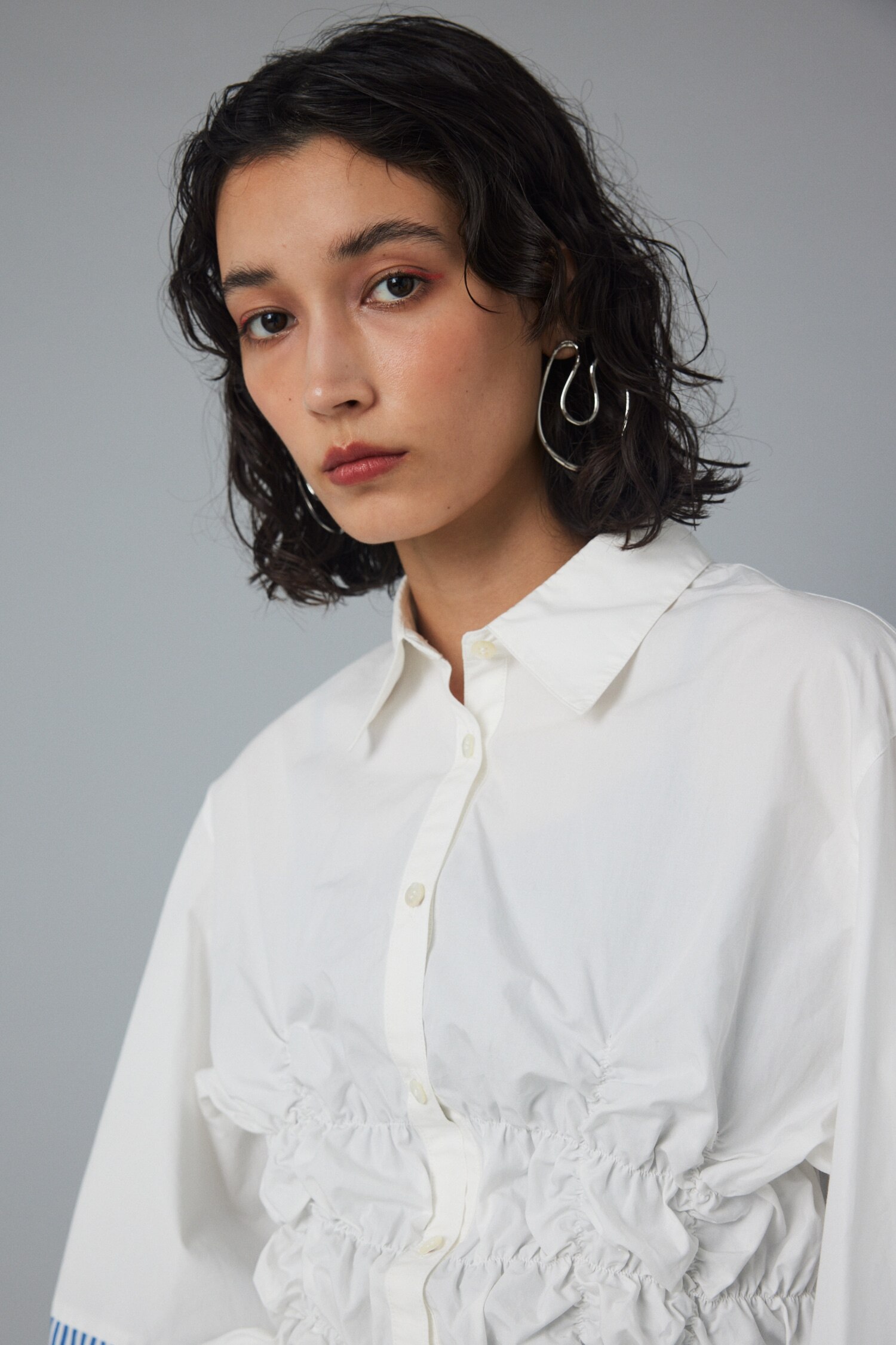 Shirring shirt|HeRIN.CYE(ヘリンドットサイ)の通販｜アイルミネ