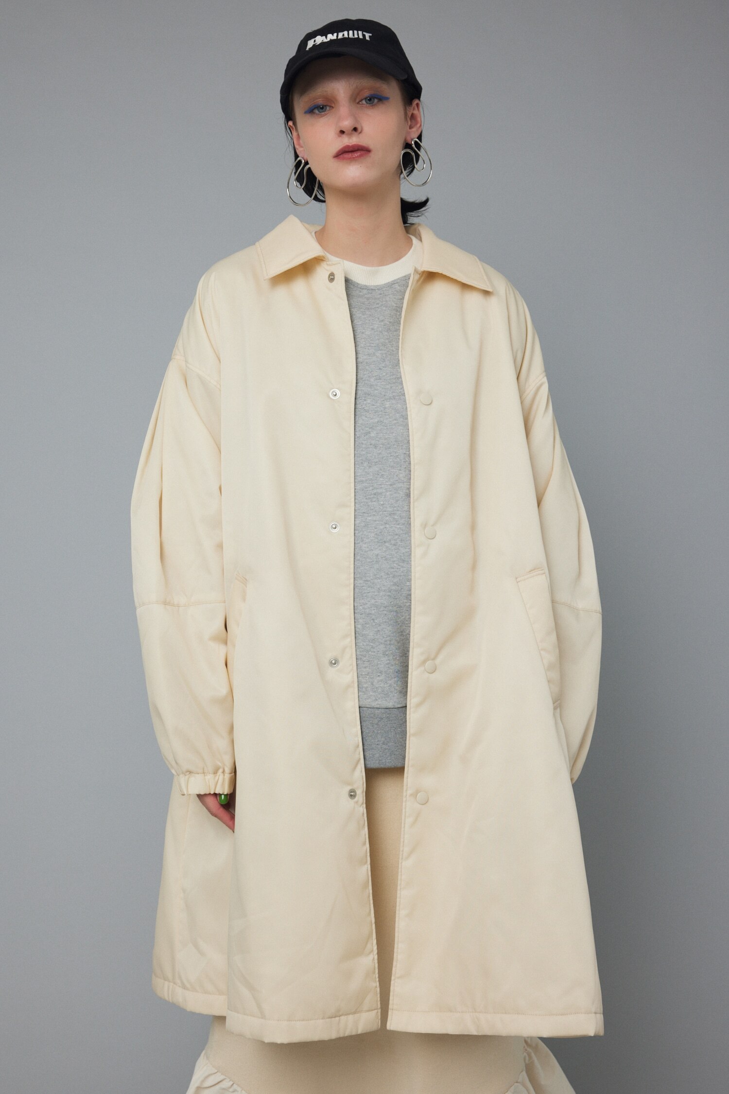 A-line batting coat|HeRIN.CYE(ヘリンドットサイ)の通販