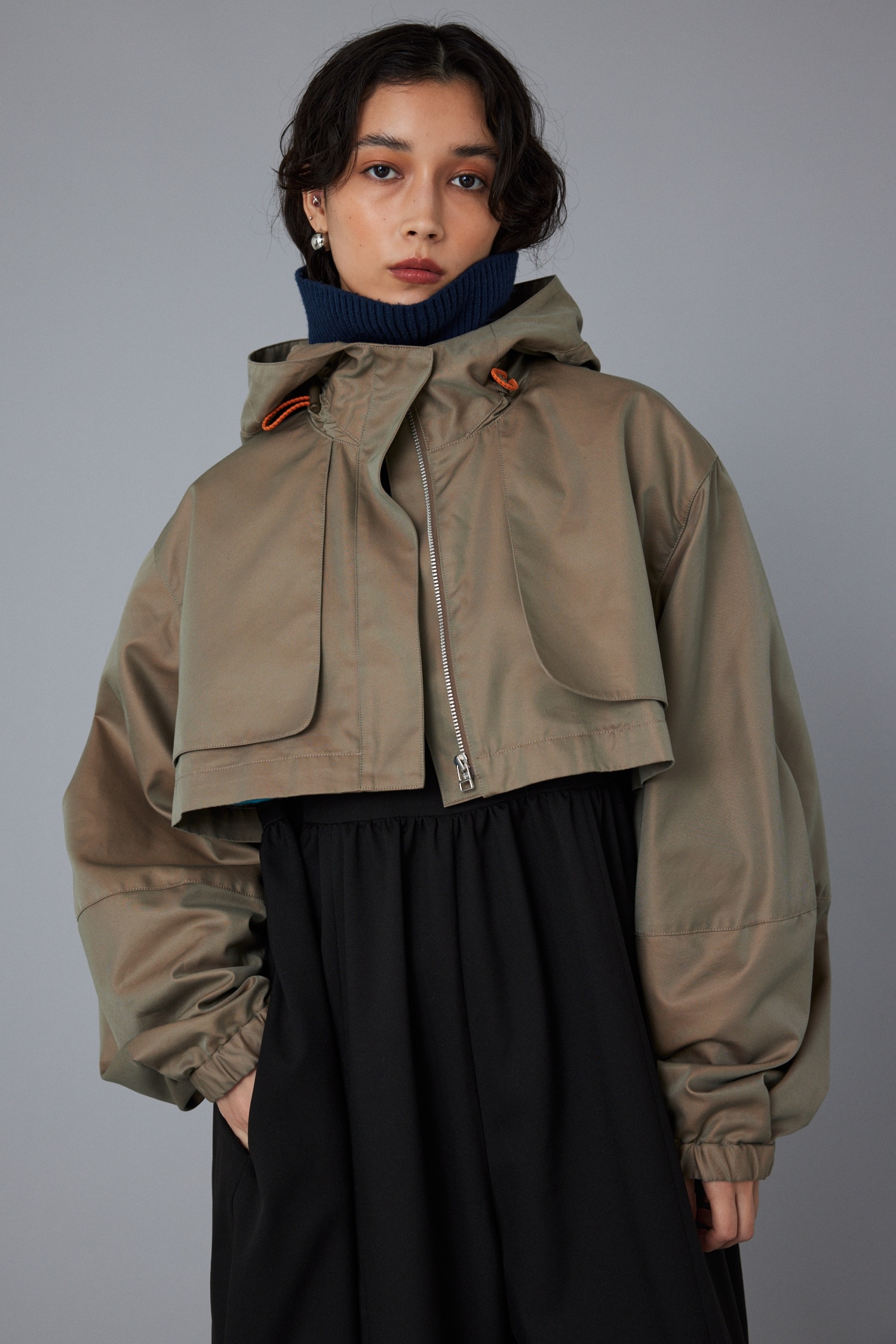 Layered blouson