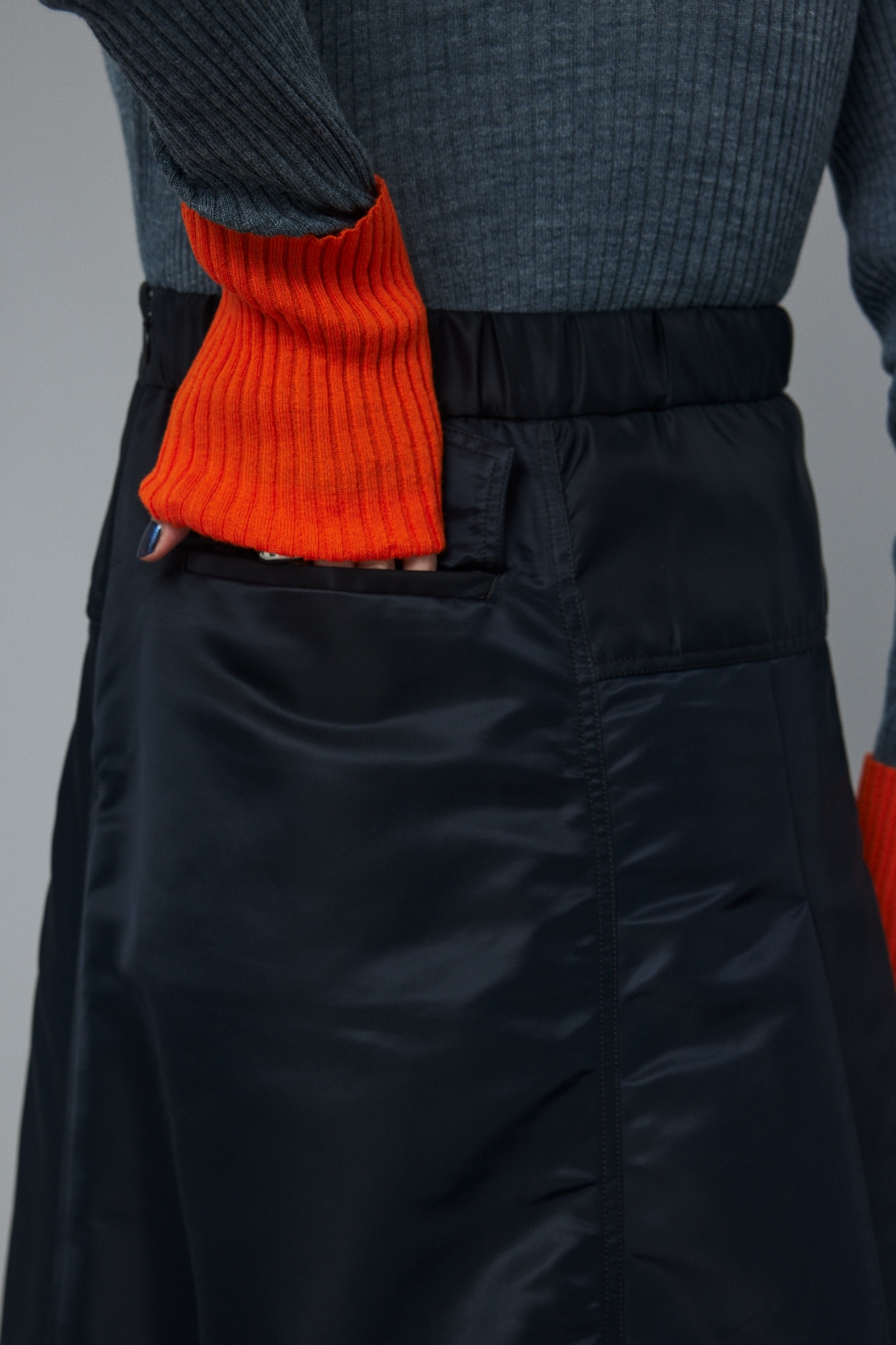 Nylon maxi skirt|HeRIN.CYE(ヘリンドットサイ)の通販｜アイルミネ