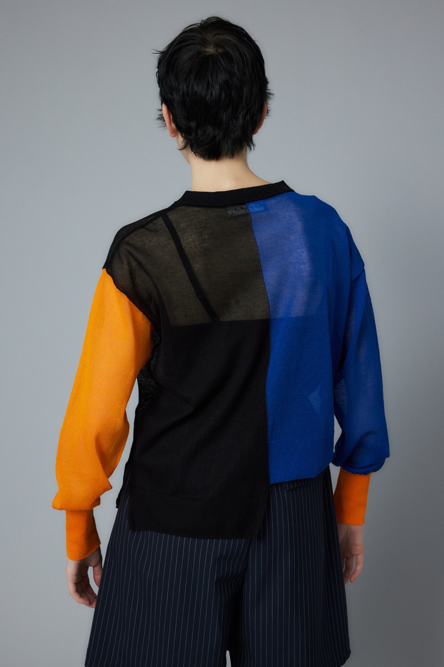 Asymmetry color cardigan|HeRIN.CYE(ヘリンドットサイ)の通販｜アイルミネ