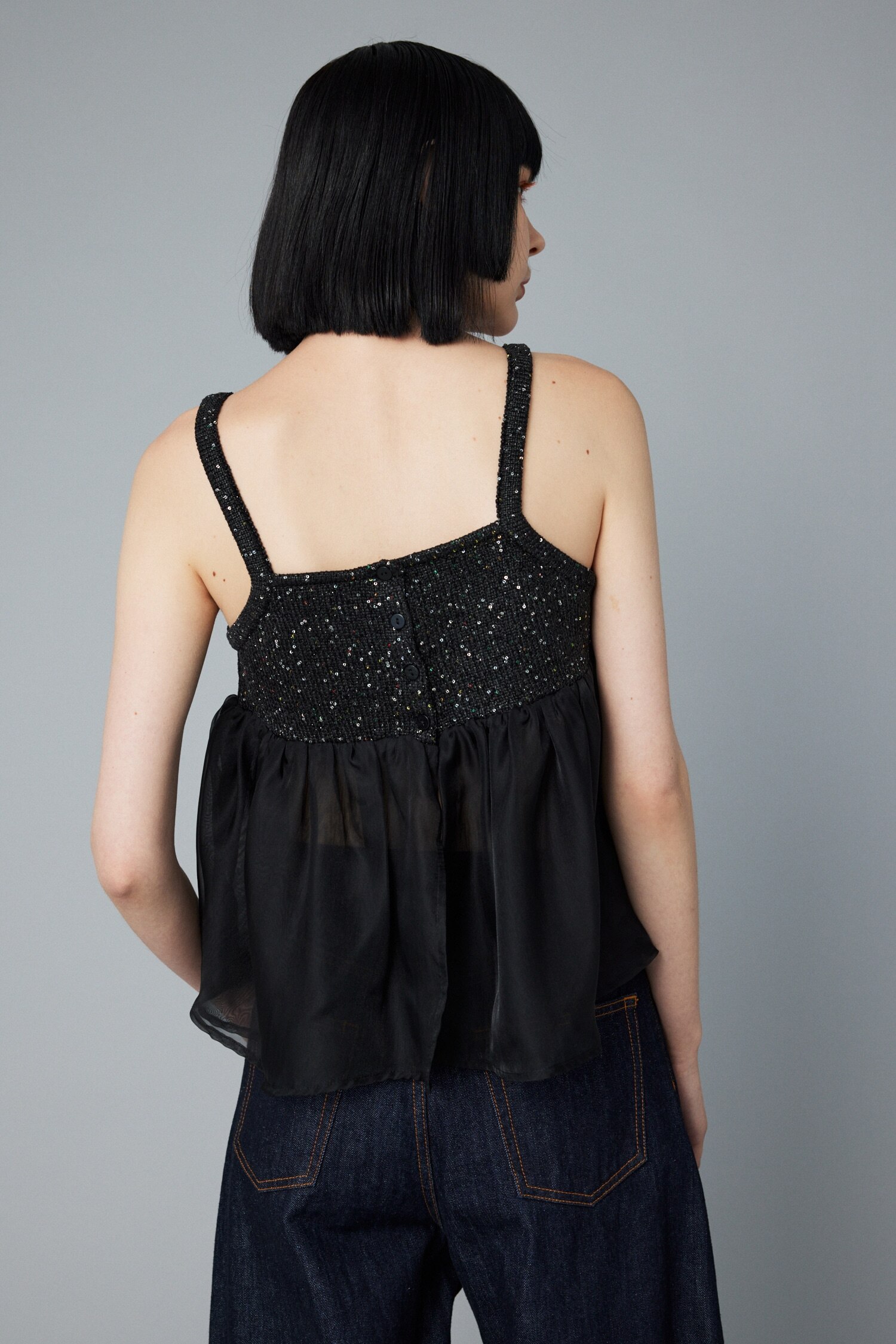 Spangle knit camisole|HeRIN.CYE(ヘリンドットサイ)の通販