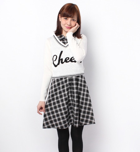 CECIL McBEE(セシルマクビー)【CECIL BOOK掲載】ニット付きワンピース 311468914