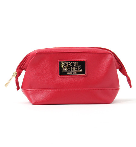 CECIL McBEE(セシルマクビー)メタルロゴプレート付きポーチ 316044254