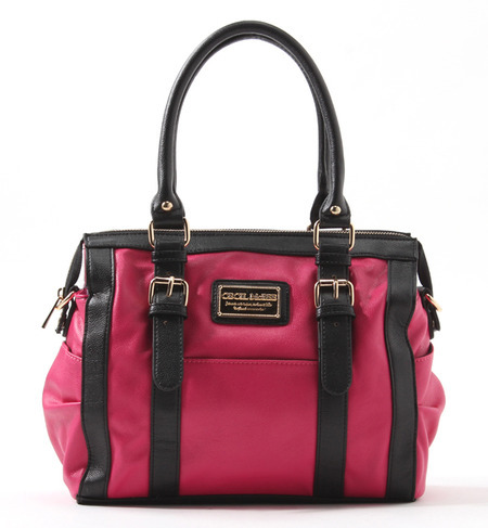 CECIL McBEE(セシルマクビー)配色ベルトボストンBAG 316060894