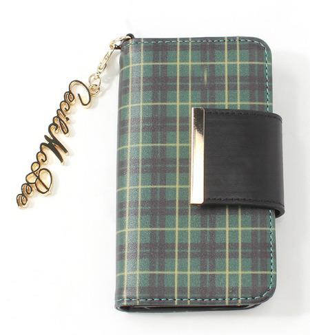 CECIL McBEE(セシルマクビー)チェーン付きチェックiPhoneケース 316060944