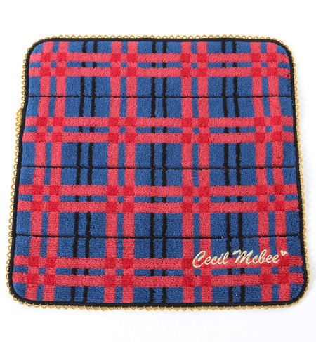 CECIL McBEE(セシルマクビー)チェック柄タオルハンカチ 316260234