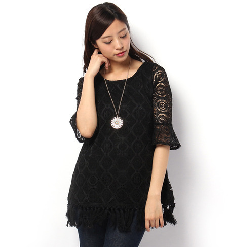 CECIL McBEE(セシルマクビー)15.SS フリンジチュニックネックレスＳｅｔ312510685