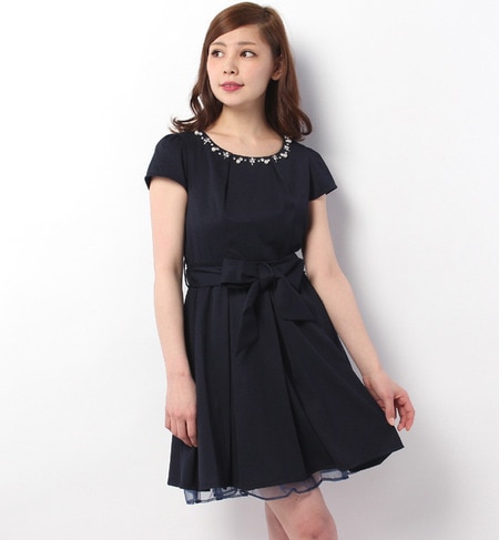 【セシルマクビー/CECIL McBEE】 CECIL McBEE(セシルマクビー)15.SS デコルテエレガンスワンピース313210025 [送料無料]