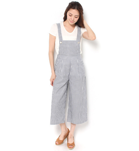 CECIL McBEE(セシルマクビー)ヒッコリーガウチョサロペット313038245