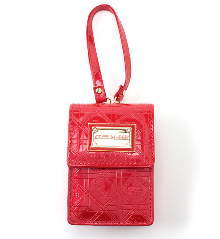 【セシルマクビー/CECIL McBEE】 CECIL McBEE(セシルマクビー)ロゴプレート付き型押しマルチケース316060285 [送料無料]