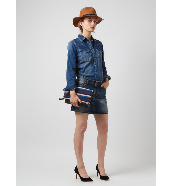 VINTAGEライク デニムシャツ