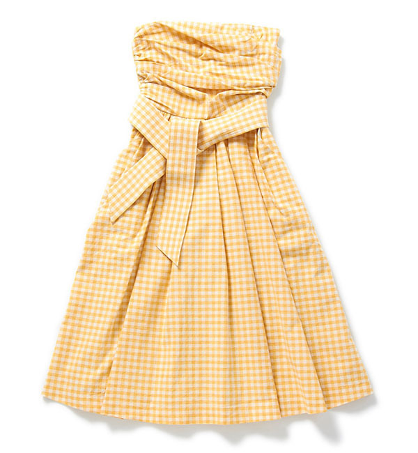 DRWCYS 【雑誌掲載】紗栄子コラボ・ギンガムチェック ベアワンピース