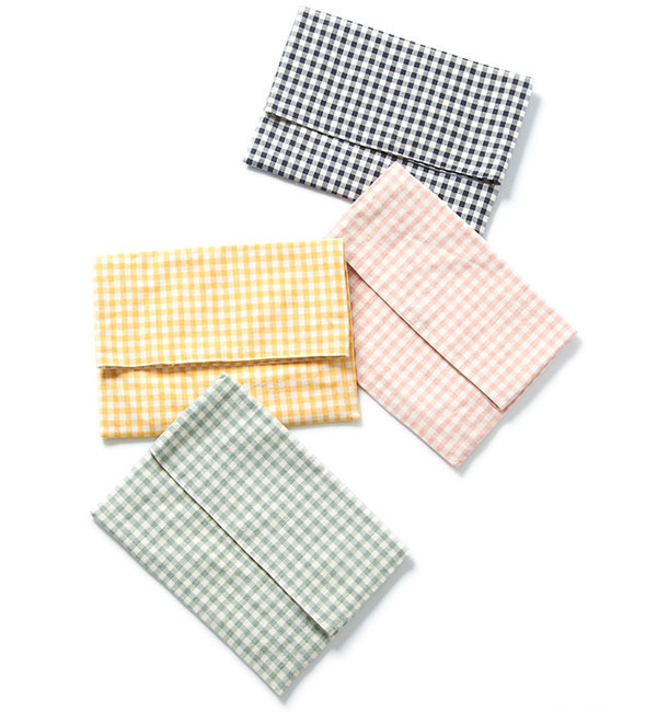 DRWCYS 【雑誌掲載】紗栄子コラボ・ギンガムチェック2WAYクラッチバッグ