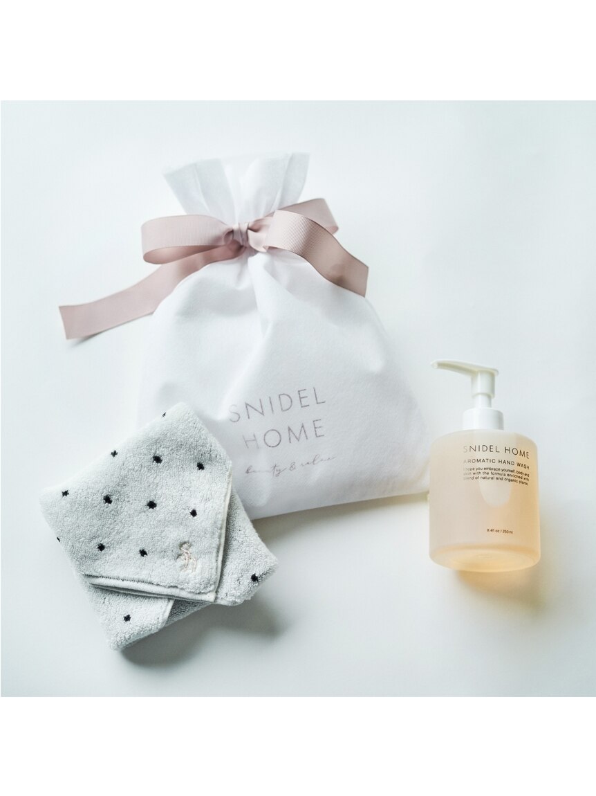 ラッピング済み】handsoap  handtowel set|SNIDEL HOME(スナイデルホーム)の通販｜アイルミネ