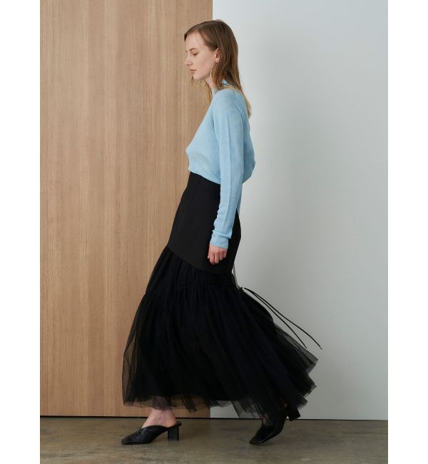 TULLE LAYERED FLARE SK