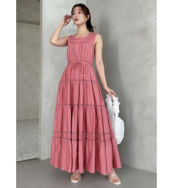 dazzlin（ダズリン）の「メニーリボンドッキングティアードワンピース（ワンピース）」 - WEAR
