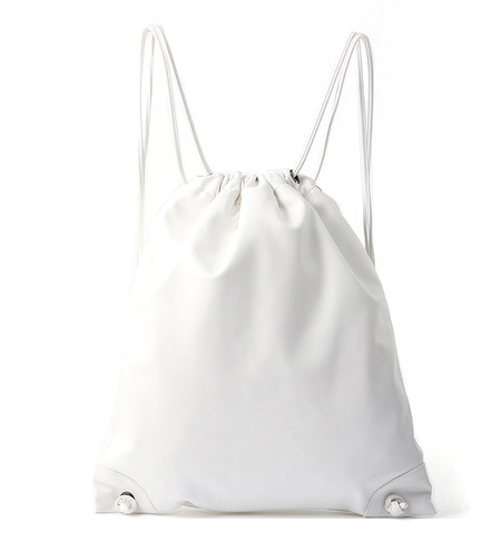 フェイクレザーナップサック