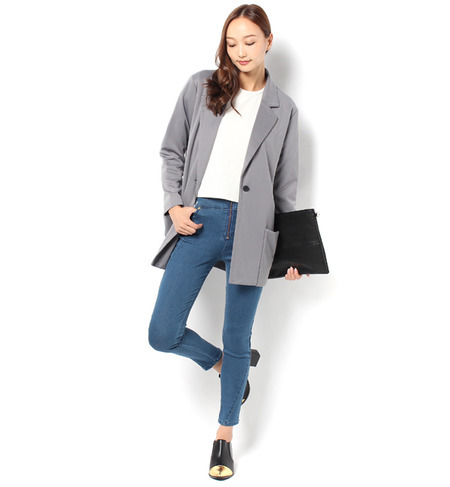 【ムルーア/MURUA】 【CASUAL】プレーンコクーンJK [送料無料]