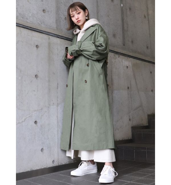 上品な 新品❣️ムルーア トレンチコート プリーツ - トレンチコート ...