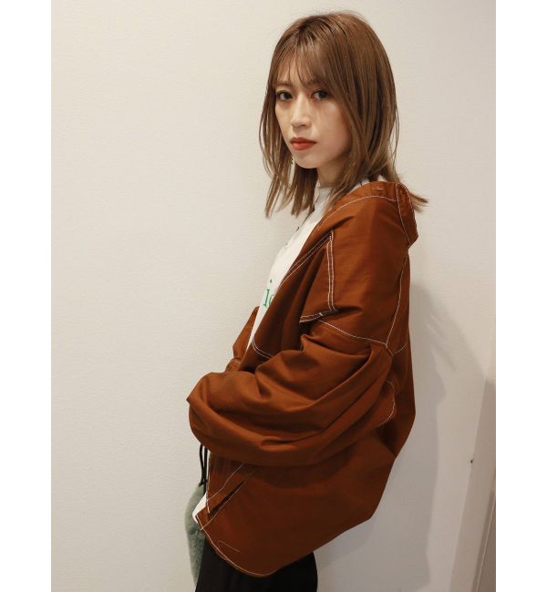 タックボリュームスリーブシャツ