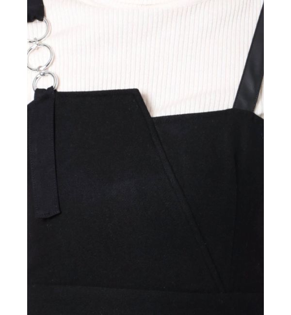 リングストラップタイトジャンパースカート|MURUA(ムルーア)の通販