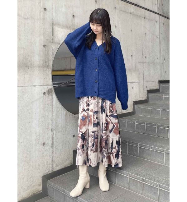 タックギャザーマキシプリントスカート【WEB限定スカート】|MURUA 