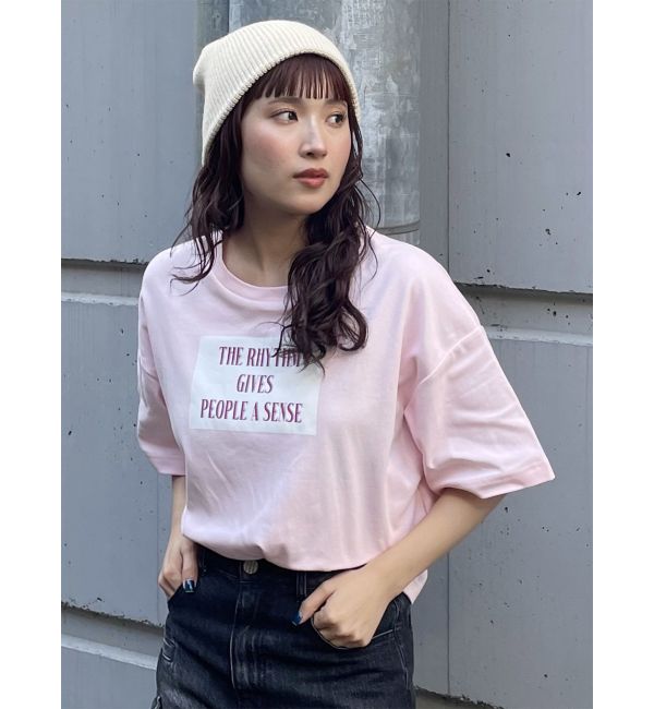 ボックスプリントTシャツ|MURUA(ムルーア)の通販｜アイルミネ