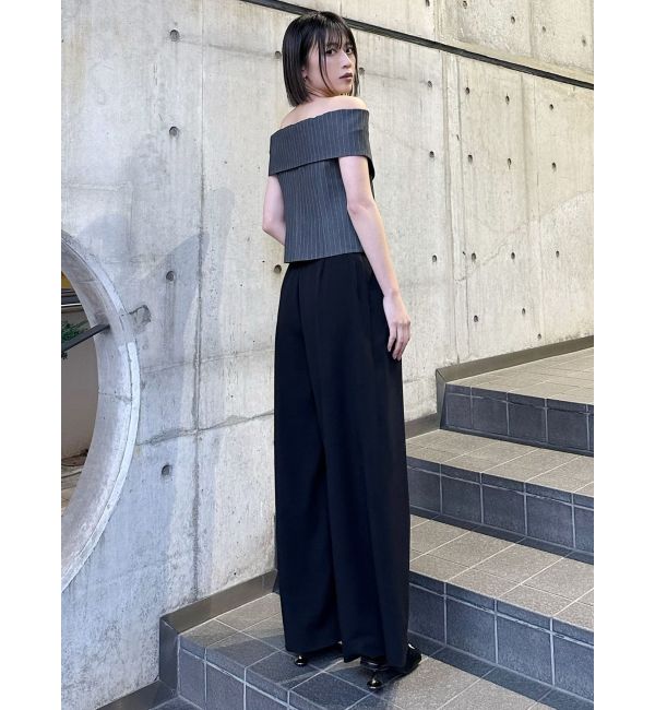 最愛 オフショルマニッシュブラウス|MURUA(ムルーア)の通販｜アイルミネ トップス