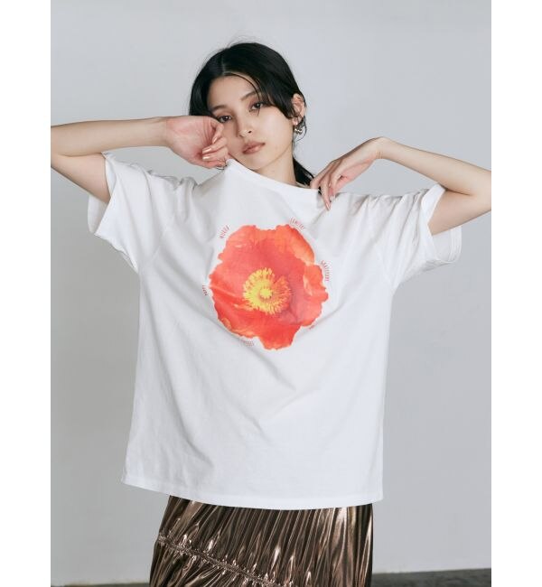 メンズファッションオススメ|【ムルーア/MURUA】 Poppy flower Tシャツ【WEB限定】