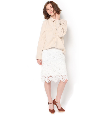 【アングリッド/Ungrid】 【Casual】コットンリネンスタンダードSH [送料無料]